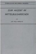 Cover for Zum Akzent im Mittelbulgarischen
