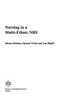 Cover for Nursing in a Multi-Ethnic NHS
