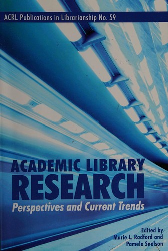 Cover for Academic library research