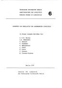 Cover for Aufsätze zur Kreolistik und angewandten Linguistik