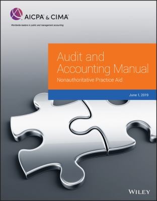 Cover for Audit and Accounting Manual