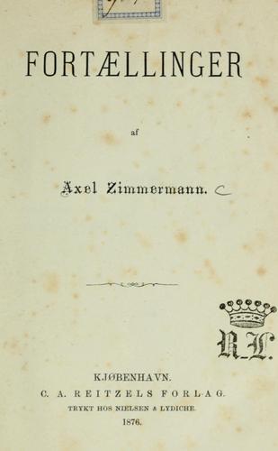 Cover for Fortællinger