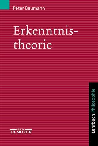 Cover for Erkenntnistheorie.