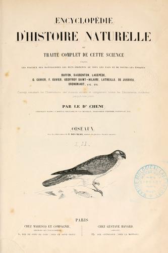 Cover for Encyclop©Øedie d'histoire naturelle