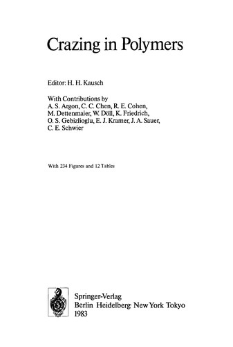 Cover for Crazing in Polymers
