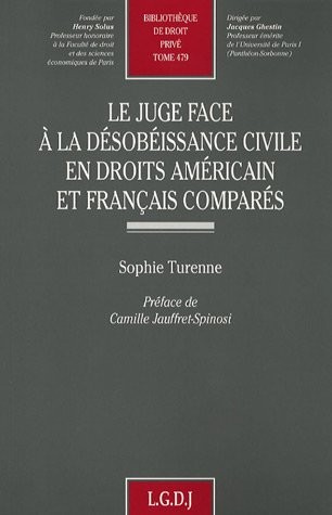Cover for Le juge face à la désobéissance civile en droits américain et français comparés