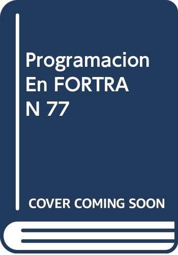 Cover for Programacion En FORTRAN 77