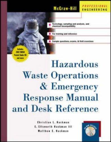 Cover for Hazardous Waste Operations & Emergency Response Manual and Desk Reference