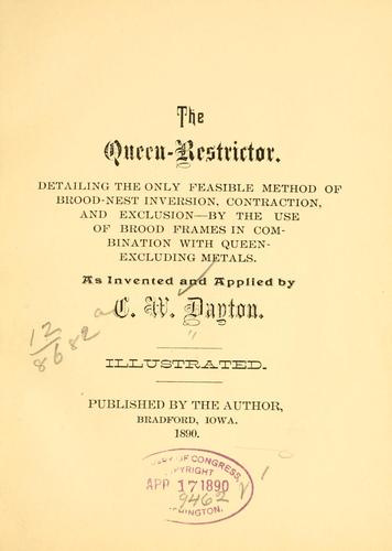 Cover for queen-restrictor.