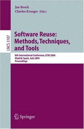 Cover for Software Reuse: Methods, Techniques, and Tools