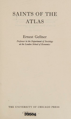 Cover for Saints of the Atlas