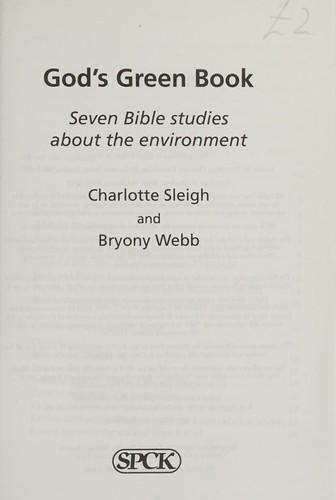 Cover for God's Green Book