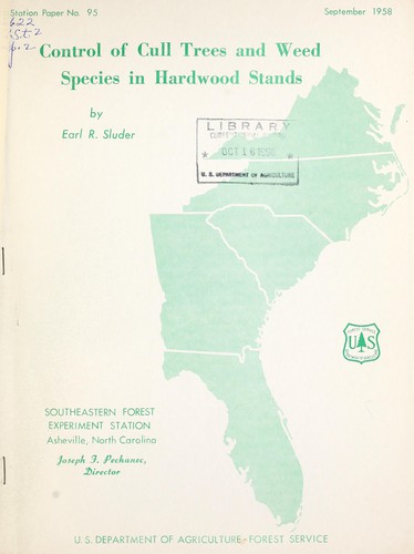 Cover for Control of cull trees and weed species in hardwood stands