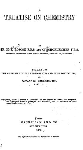 Cover for A Treatise on Chemistry