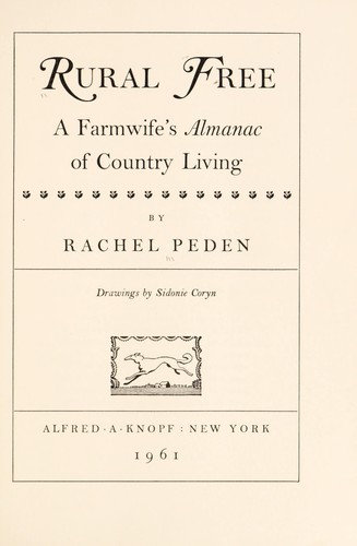 Cover for Rural free
