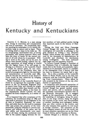 Cover for A History of Kentucky and Kentuckians: The Leaders and Representative Men in ...