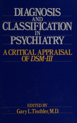 Cover for Diagnosis and classification in psychiatry