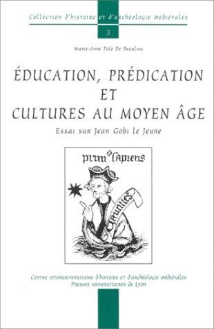 Cover for Education, prédication et cultures au Moyen Age
