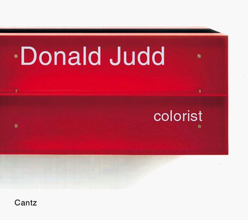 Cover for Donald Judd