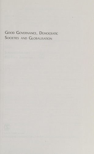 Cover for Good governance, democratic societies and globalisation
