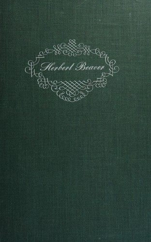 Cover for Reports and letters, 1836-1838, of Herbert Beaver, chaplain to the Hudson's Bay Company and missionary to the Indians at Fort Vancouver.