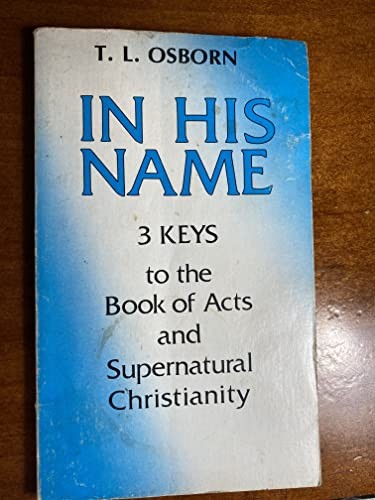 Cover for In His Name