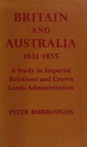 Cover for Britain and Australia 1831-1855