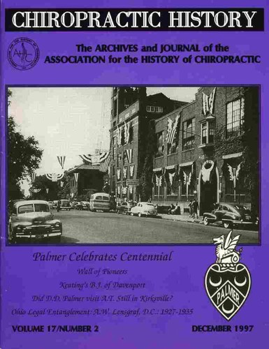 Cover for The Early Years of Chiropractic in California: The People versus C.D. Greenall