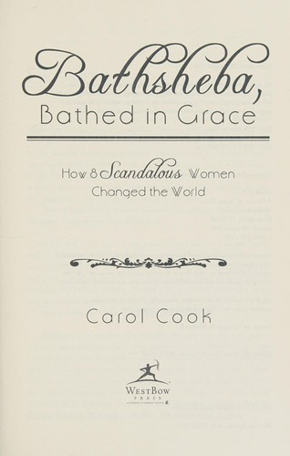 Cover for Bathsheba, bathed in grace