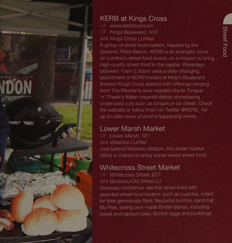Cover for Food lovers' London