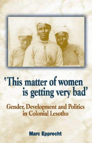 Cover for 'This matter of women is getting very bad'