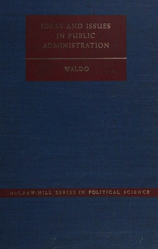 Cover for Ideas and issues in public administration