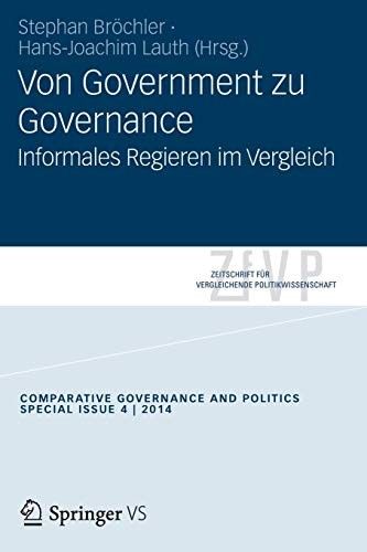 Cover for Von Government zu Governance