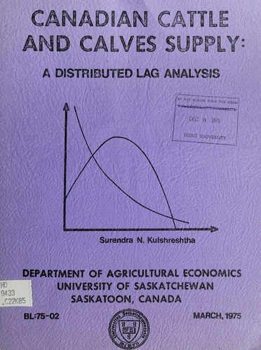 Cover for Canadian cattle and calves supply