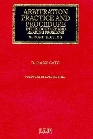 Cover for Arbitration practice and procedure