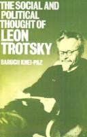 Cover for The social and political thought of Leon Trotsky