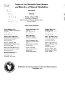 Cover for Primer on the metabolic bone diseases and disorders of mineral metabolism