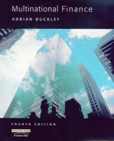 Cover for Multinational finance