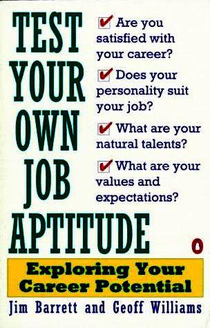 Cover for Test your own job aptitude