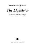 Cover for The liquidator