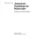 Cover for American traditions in watercolor