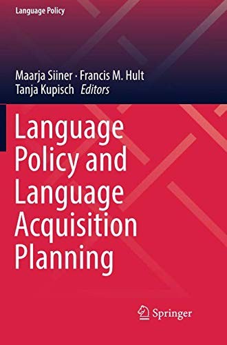 Cover for Language Policy and Language Acquisition Planning