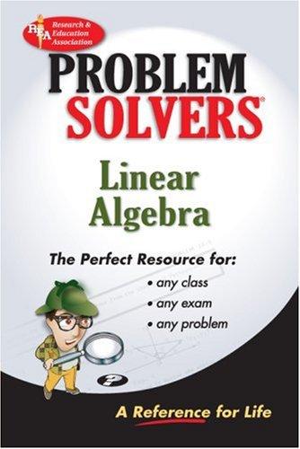 Cover for linear algebra problem solver