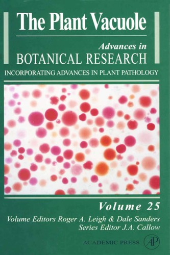 Cover for The Plant vacuole