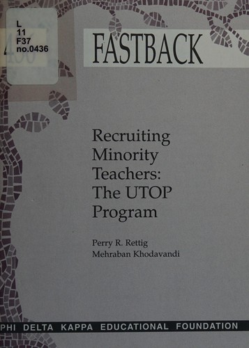 Cover for Recruiting Minority Teachers