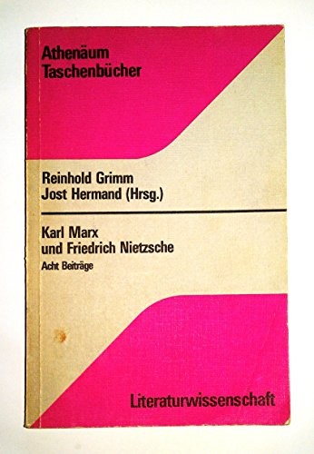 Cover for Karl Marx und Friedrich Nietzsche