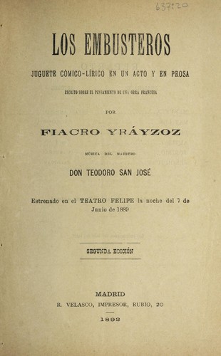 Cover for Los embusteros