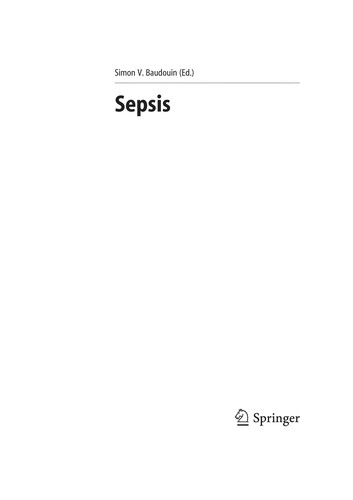 Cover for Sepsis