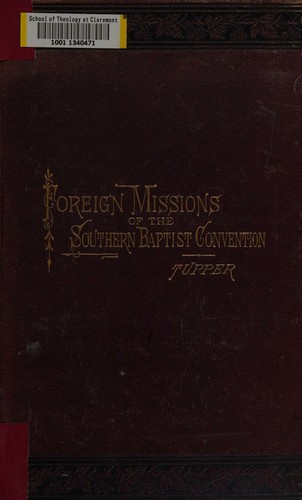 Cover for The foreign missions of the Southern Baptist Convention