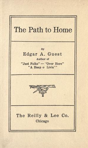 Cover for The path to home